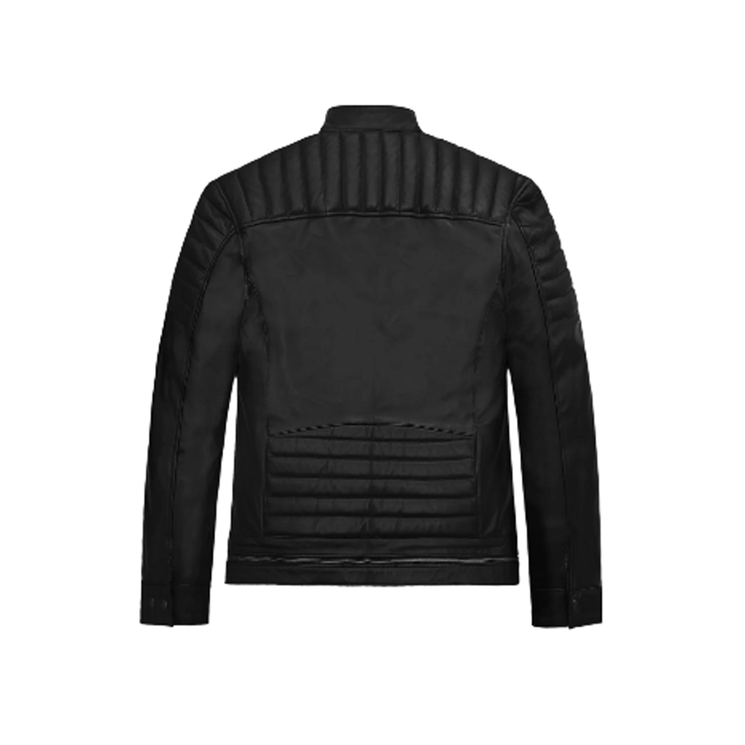 Mens Black Andrew Tate Leather Jacket