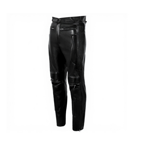 Limo Padded Biker Black Leather Pant
