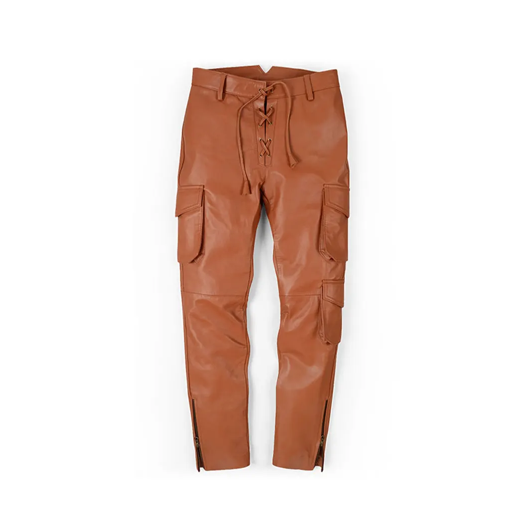 Drifter Cargo Leather Pants