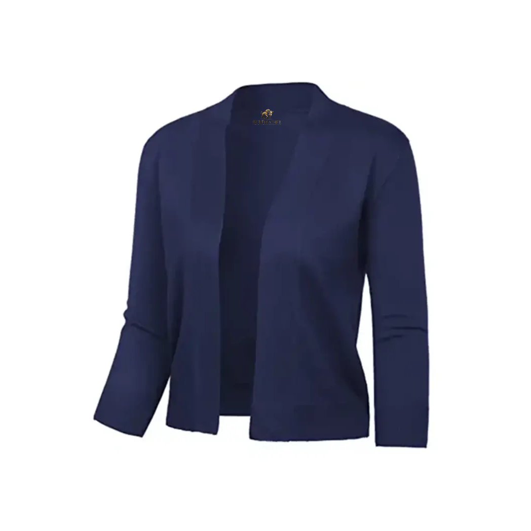 Women’s Navy Cropped Cardigan