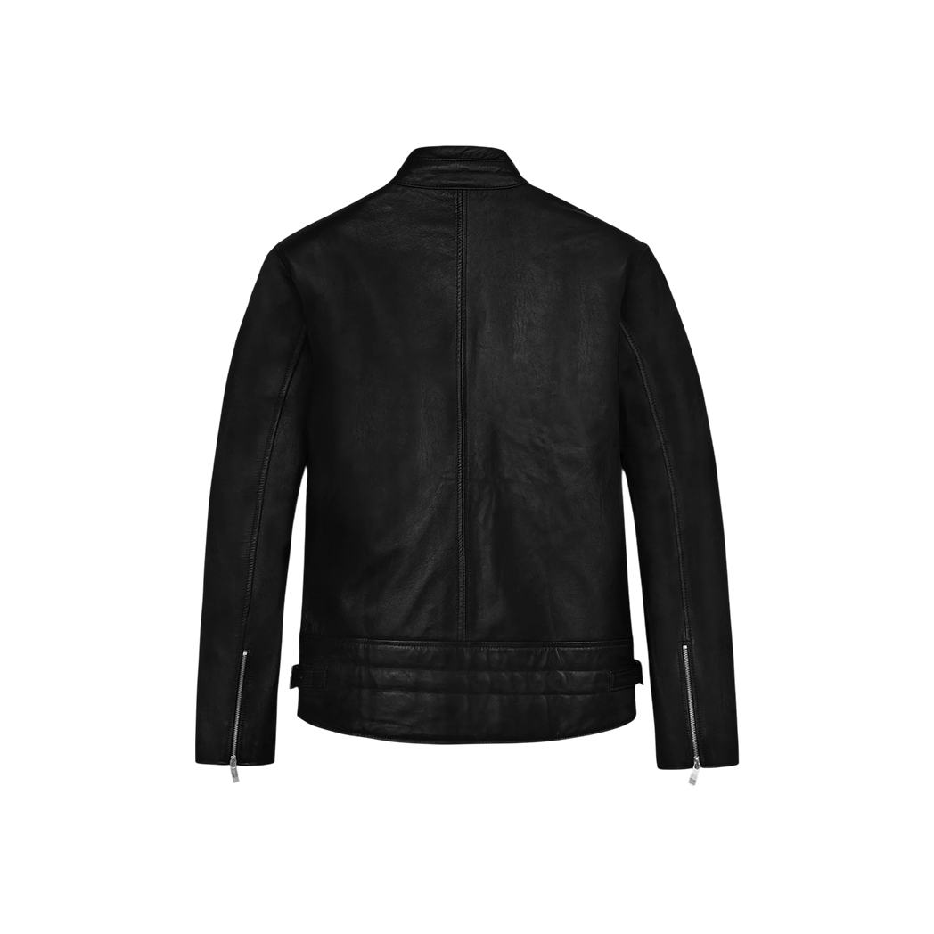 Mens Tom Hardy Venom Black Leather Jacket