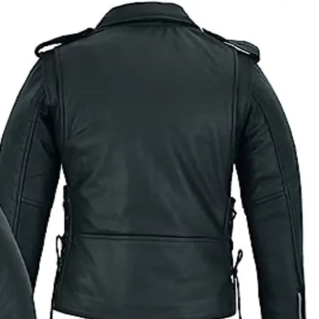 Women’s Classic Motorcycle Leather Jacket
