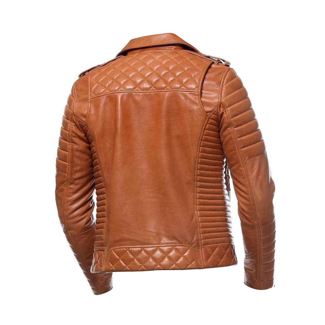 Mens Motorcycle Leather Jacket