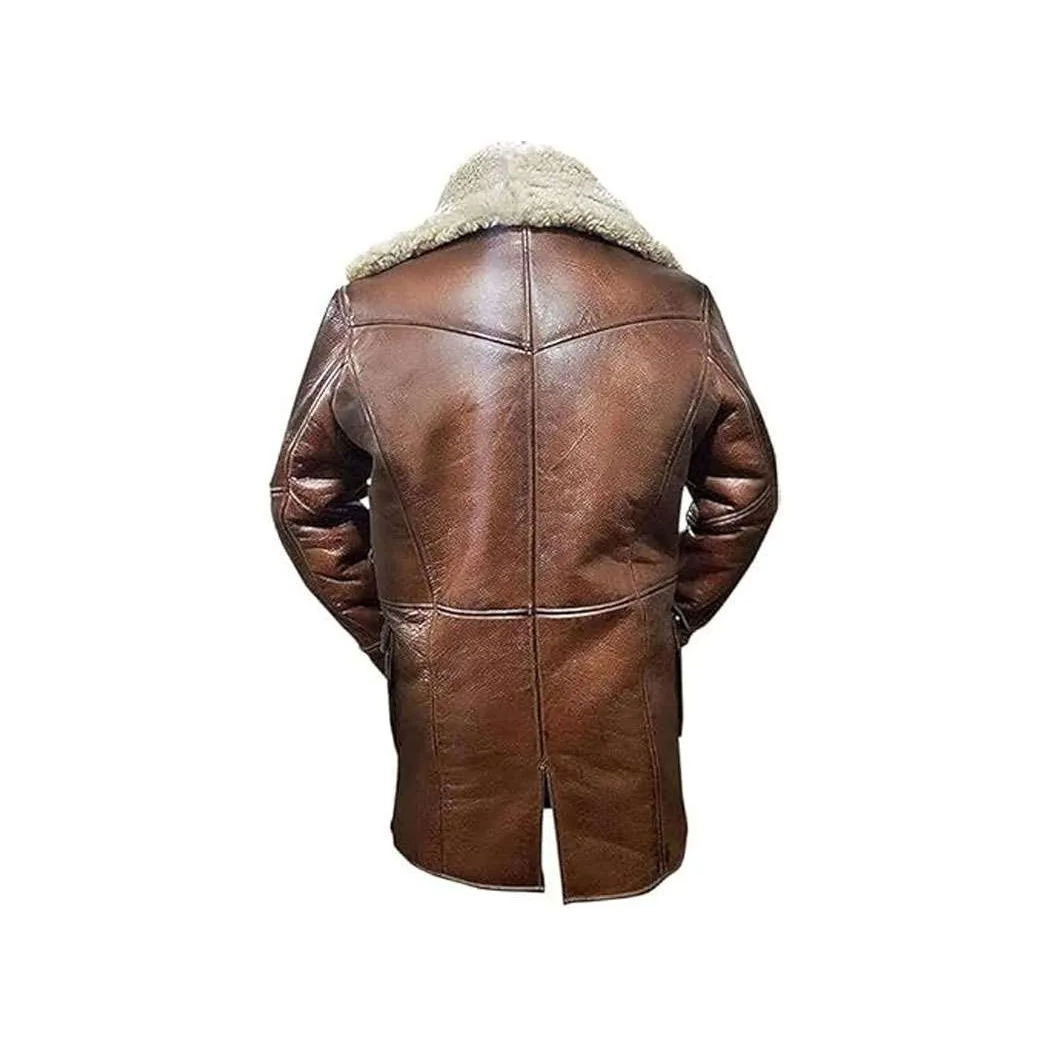 Bane Coat of Batman Dark Knight in Real Leather