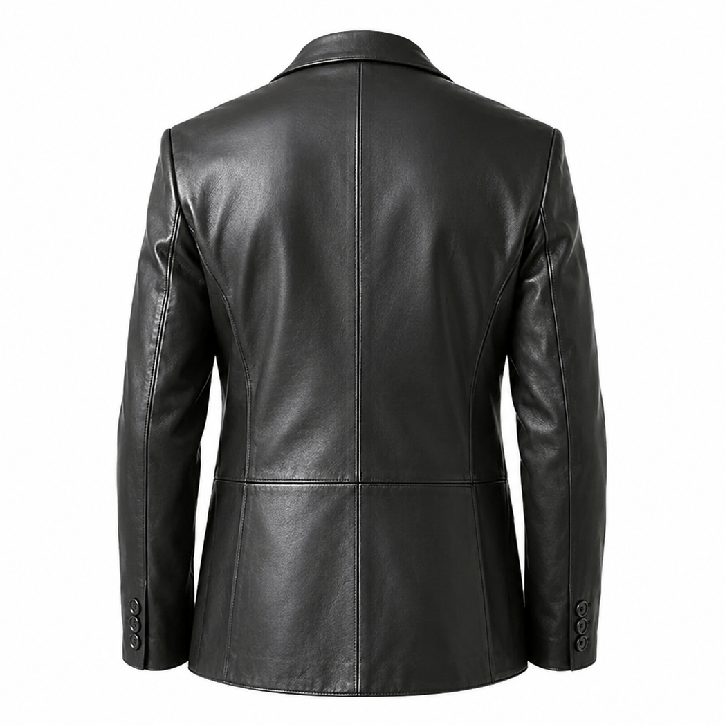 Mens Real Leather Blazer