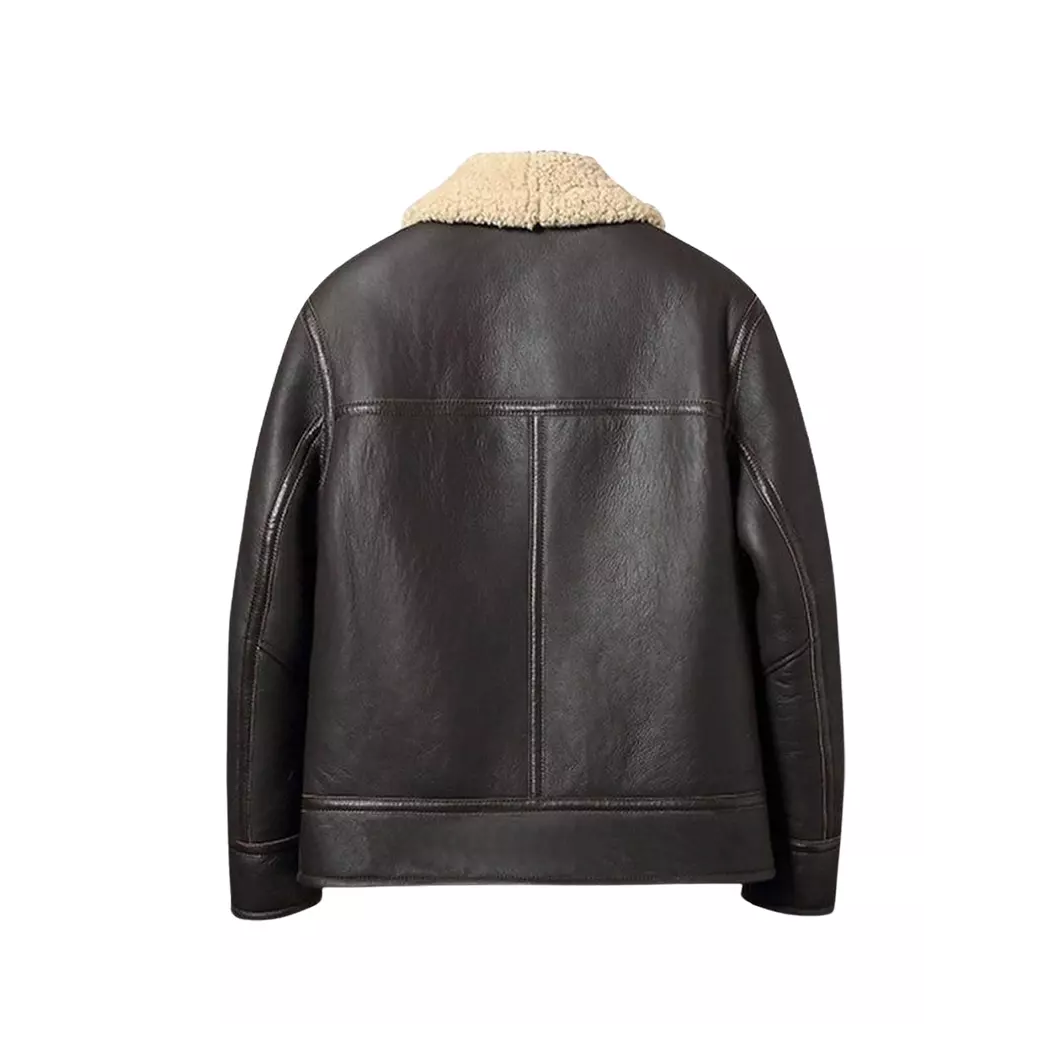 Women B3 RAF Aviator Shearling Leather Jacket