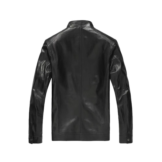 Men Fashion Leather Motorcycle Jacket