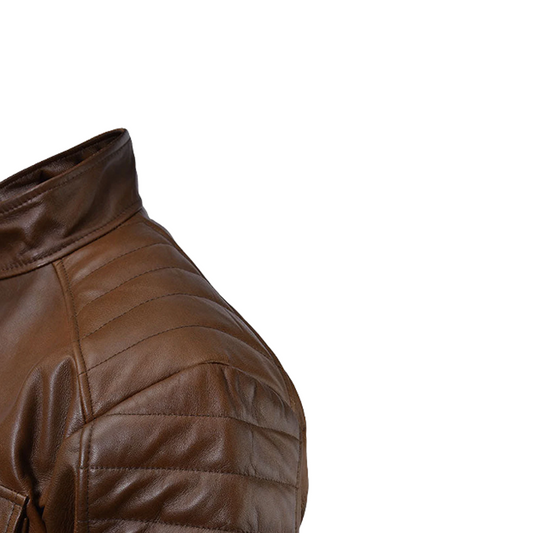 Men’s Frank Grillo Boss Level Black Leather Jacket