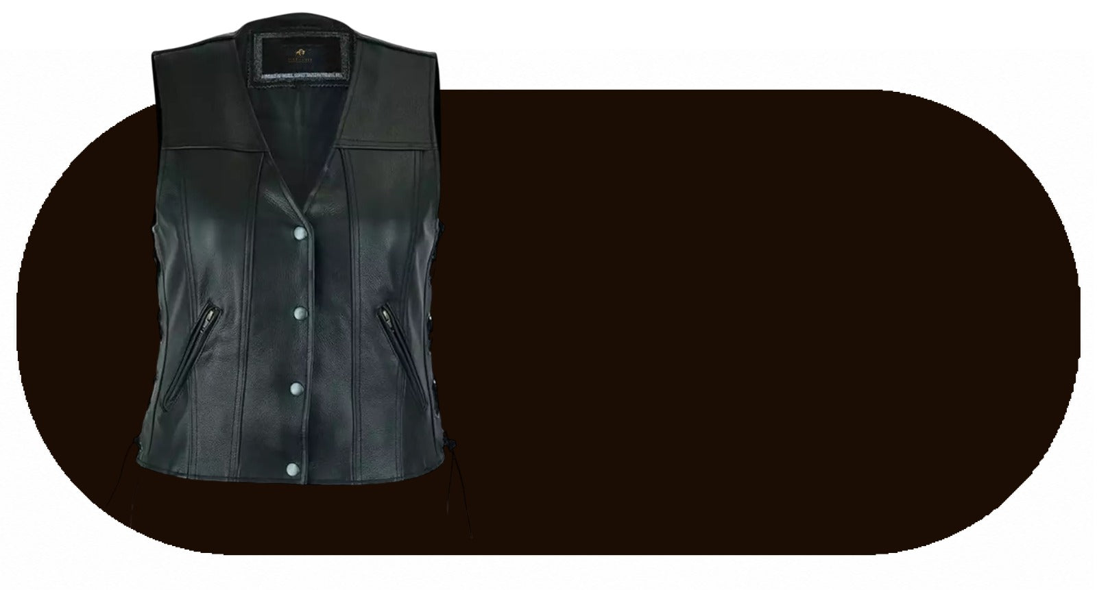 Women Leather Vest