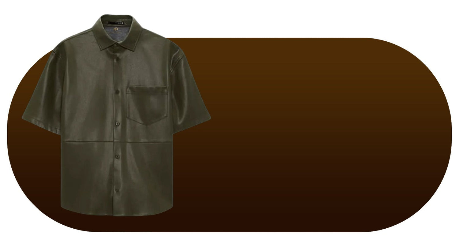 leather shirt