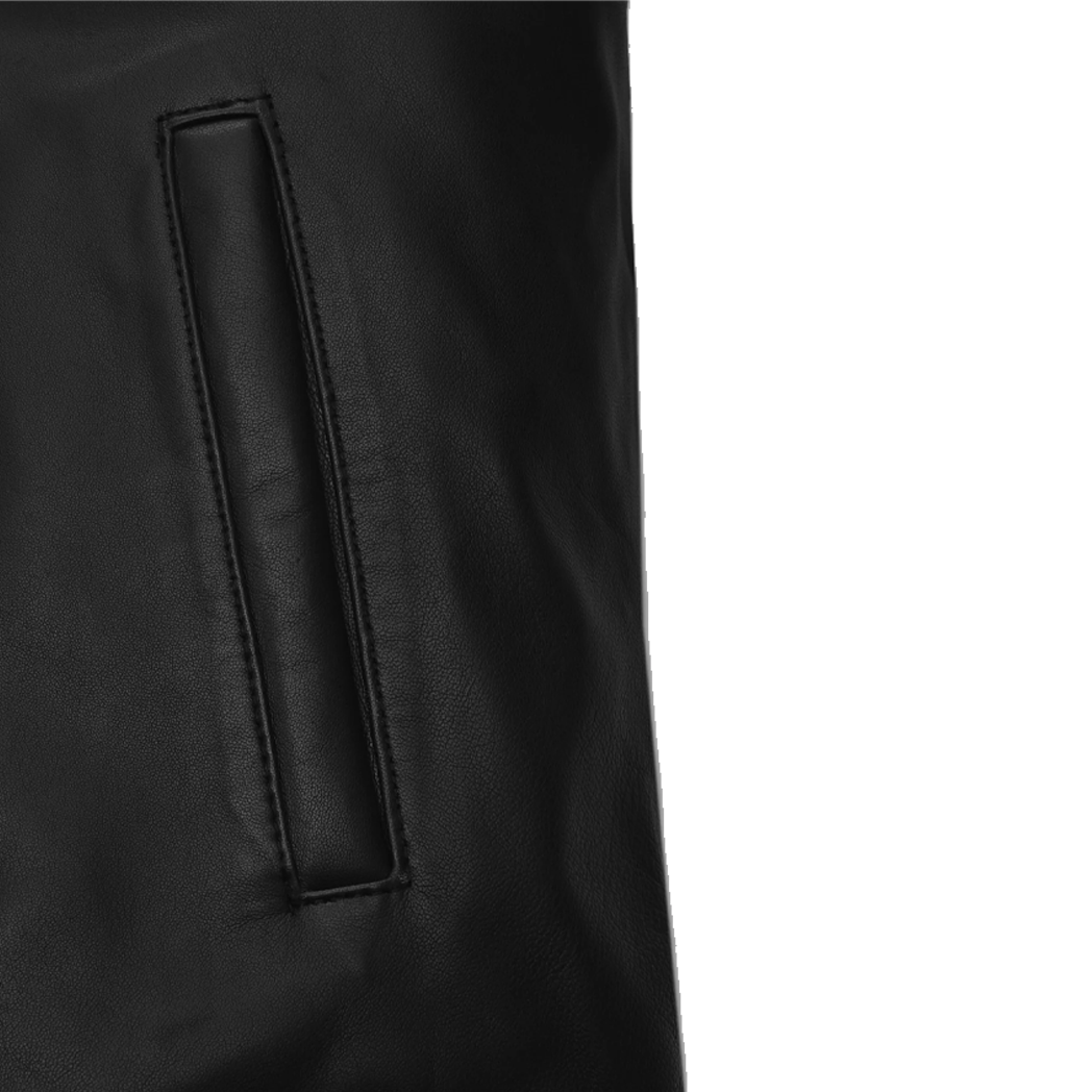 Mens Black Andrew Tate Leather Jacket