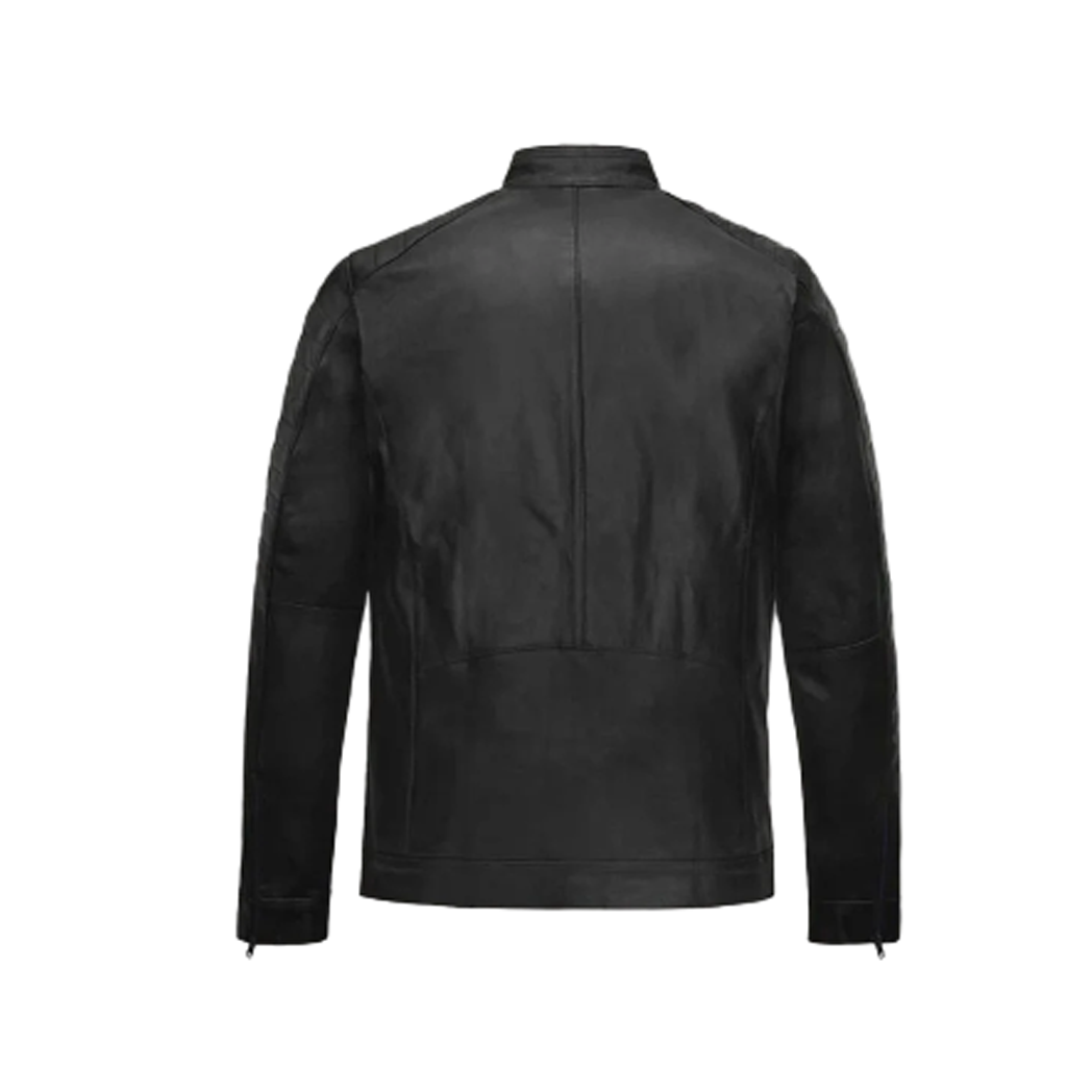 Mens Black Vin Diesel Leather Jacket