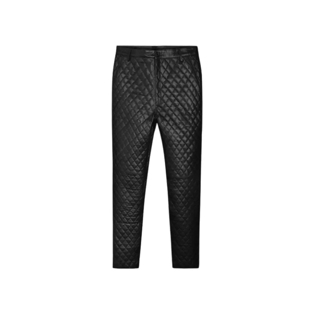 Bocelli Quilted Leather Pants