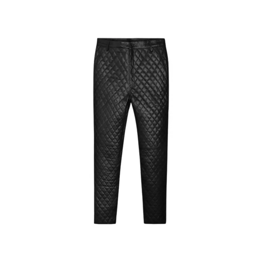 Bocelli Quilted Leather Pants