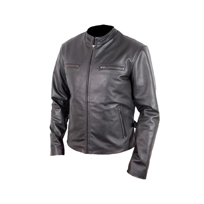 Mens Fast And The Furious Black Leather Jacket
