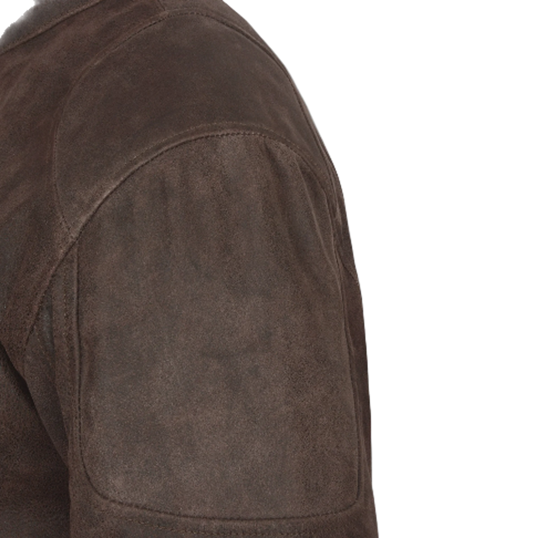 Mens Captain America Chris Evans Brown Leather Jacket