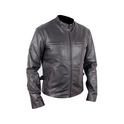 Mens Fast And The Furious Black Leather Jacket