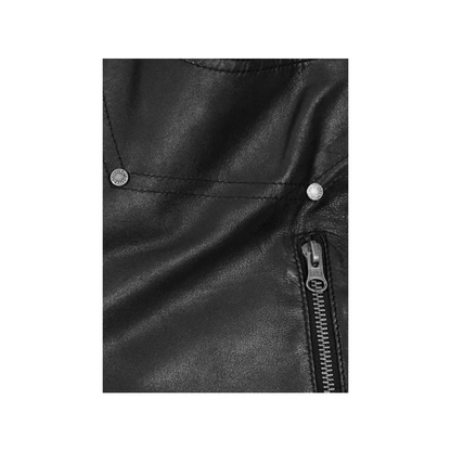 Men’s Genuine Cargo Style Leather Pant