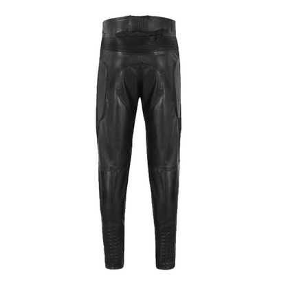 Limo Padded Biker Black Leather Pant