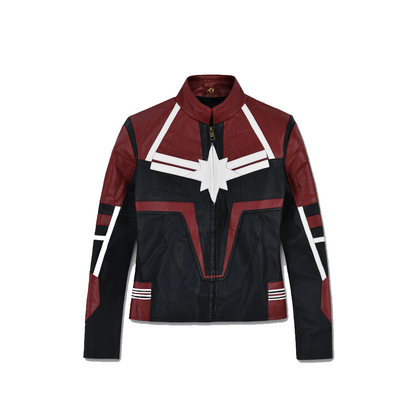 Women's Captain Marvel Leather Jacket