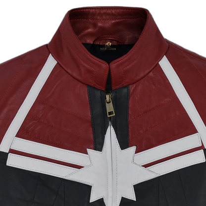 Women's Captain Marvel Leather Jacket