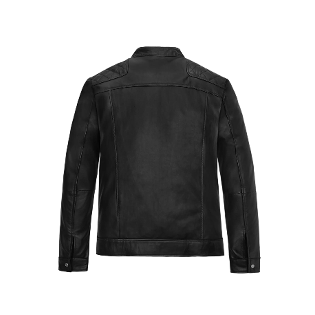 Mens Jason Statham Expend4bles Black Leather Jacket