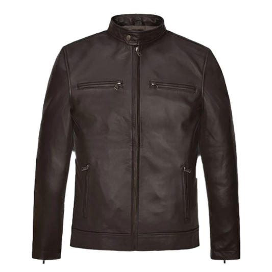 Mens Chicago PD Hank Voight Brown Leather Jacket
