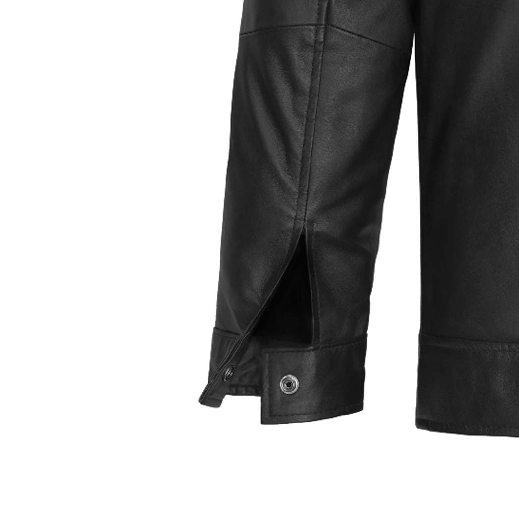 Mens Jason Statham Expend4bles Black Leather Jacket