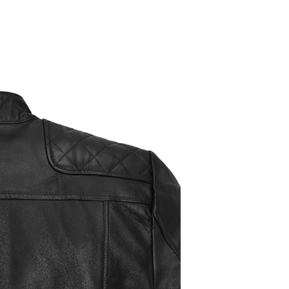 Mens Jason Statham Expend4bles Black Leather Jacket