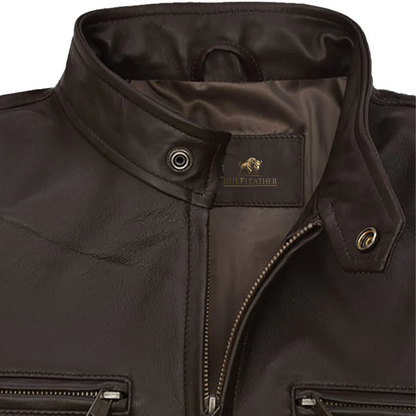Mens Chicago PD Hank Voight Brown Leather Jacket