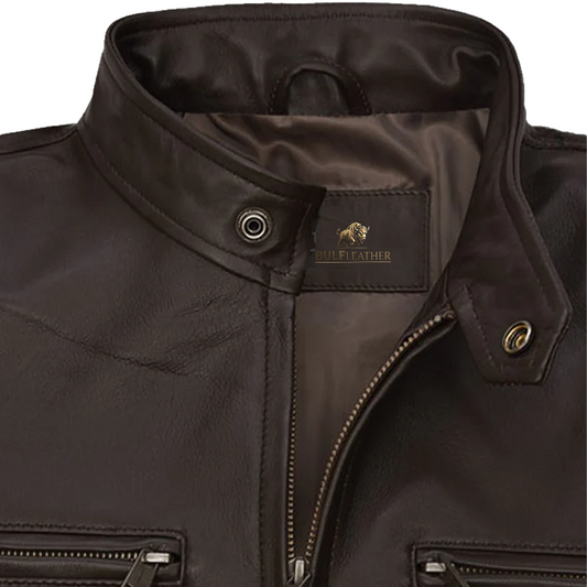 Mens Chicago PD Hank Voight Brown Leather Jacket