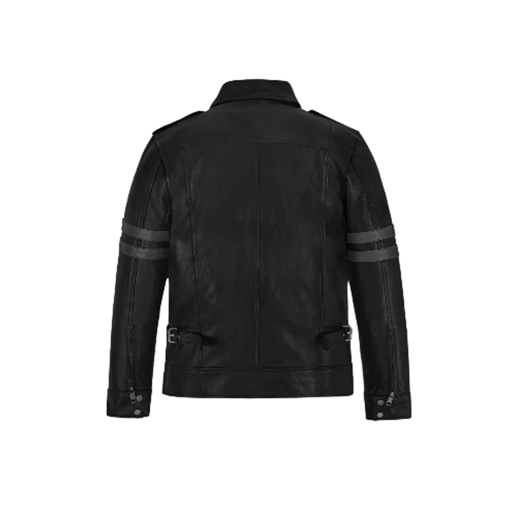 Mens Resident Evil Black Leather Jacket