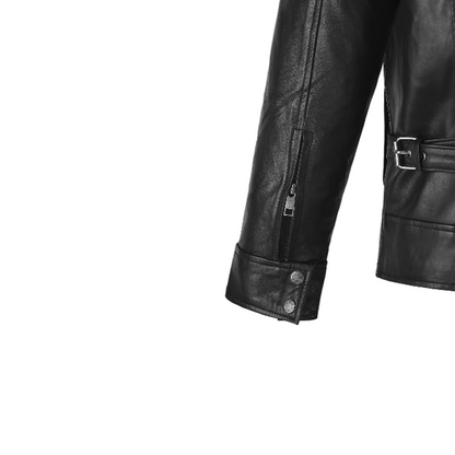 Mens Resident Evil Black Leather Jacket