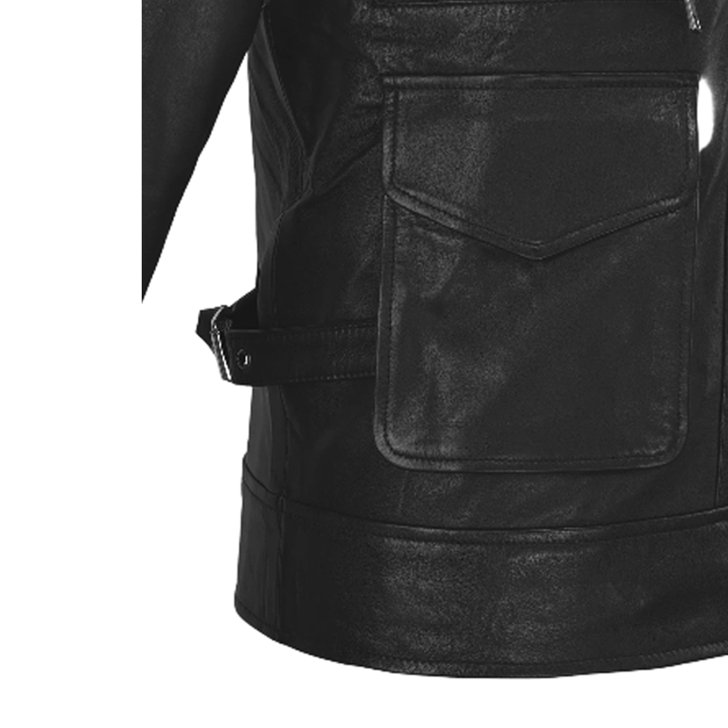 Mens Resident Evil Black Leather Jacket