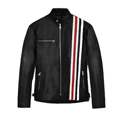 Mens Tom Hardy Venom Black Leather Jacket