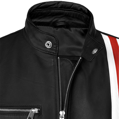 Mens Tom Hardy Venom Black Leather Jacket