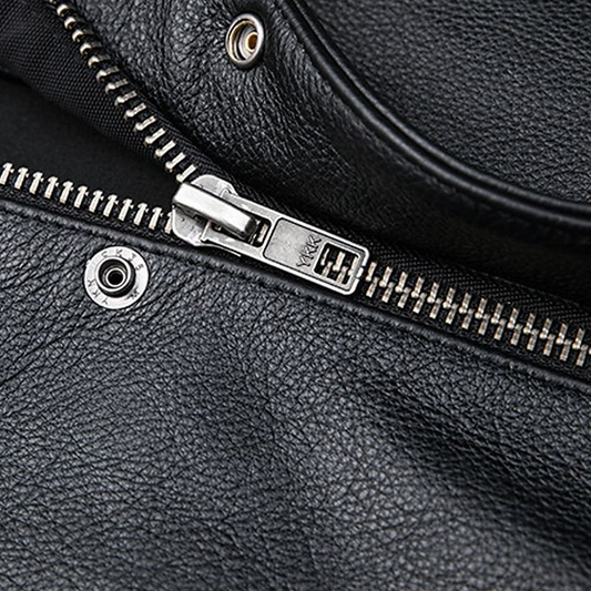 Men’s Gilet Black Leather Vest