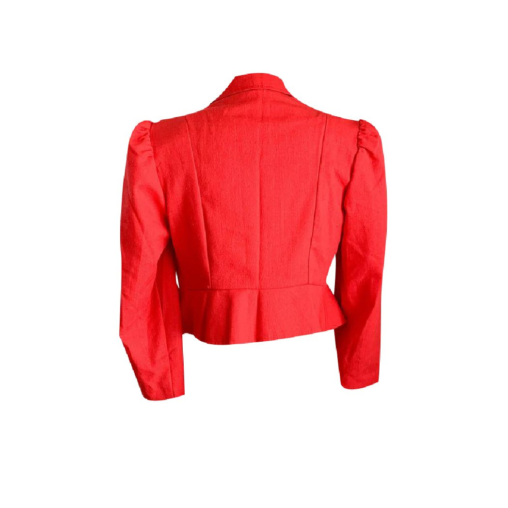 Womens Vintage Red Blazer