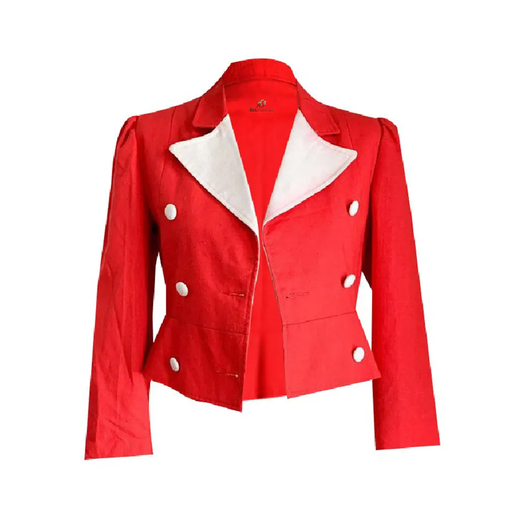 Womens Vintage Red Blazer