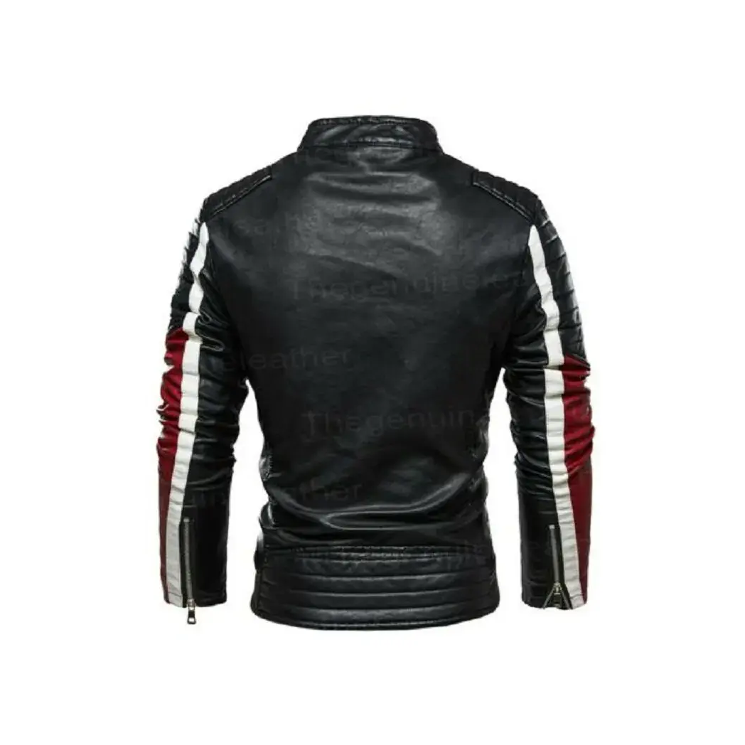 Mens Motorcycle Leather Jacket