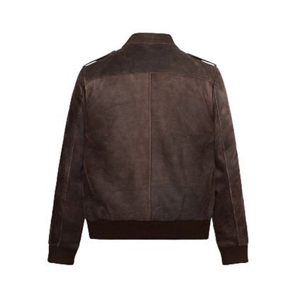 The Avengers Steve Rogers Brown Leather Jacket