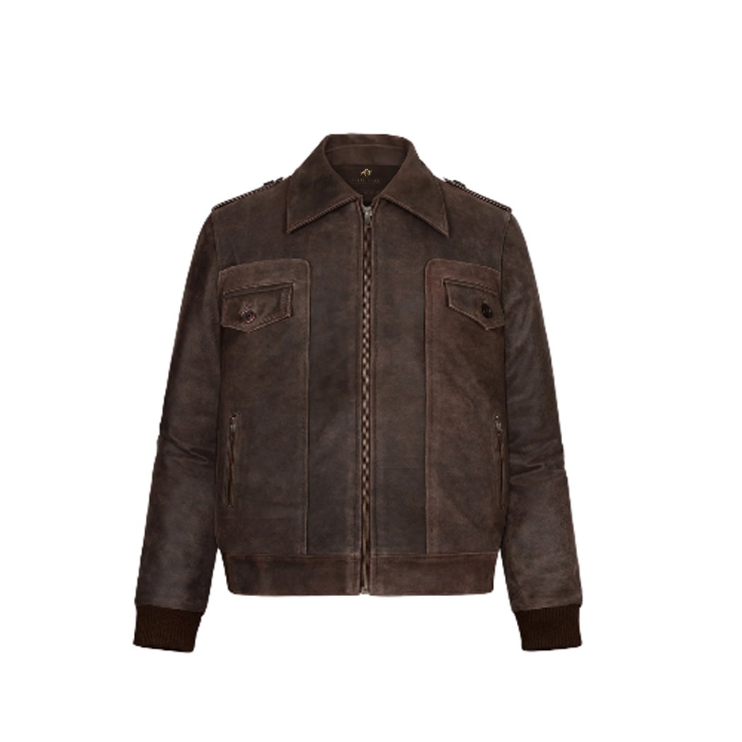 The Avengers Steve Rogers Brown Leather Jacket