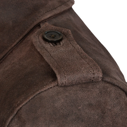 The Avengers Steve Rogers Brown Leather Jacket