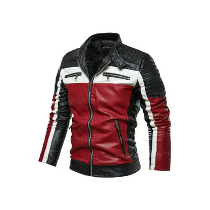 Mens Motorcycle Leather Jacket