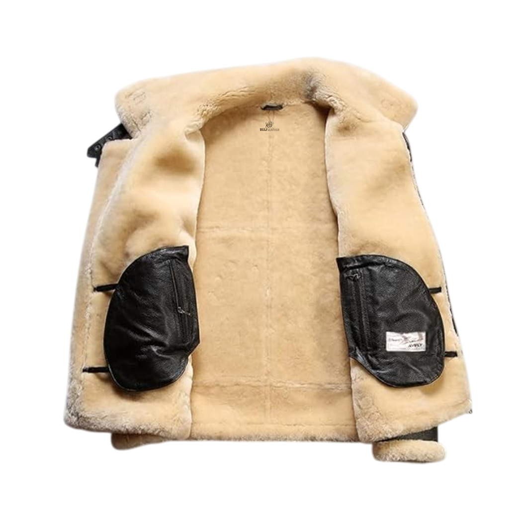 A-2 Black Bomber Leather Jacket