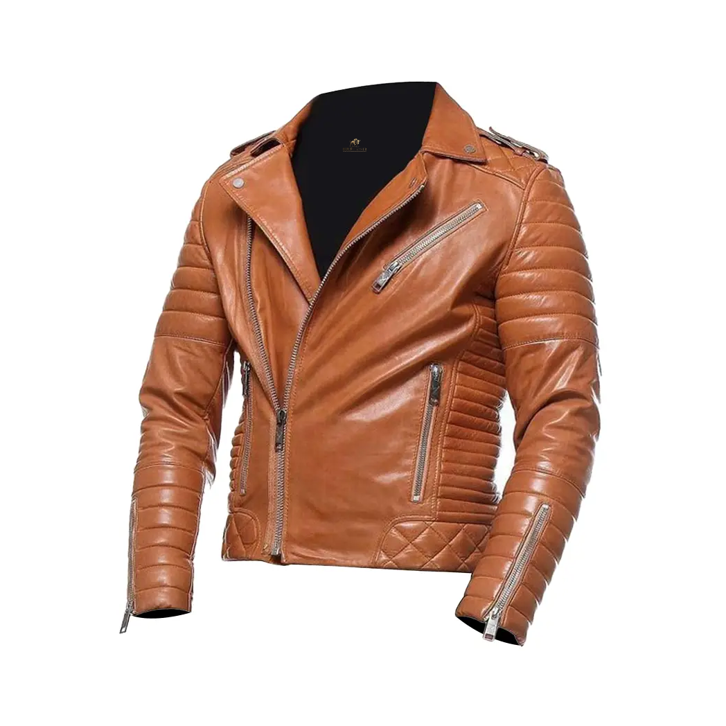 Mens Motorcycle Leather Jacket