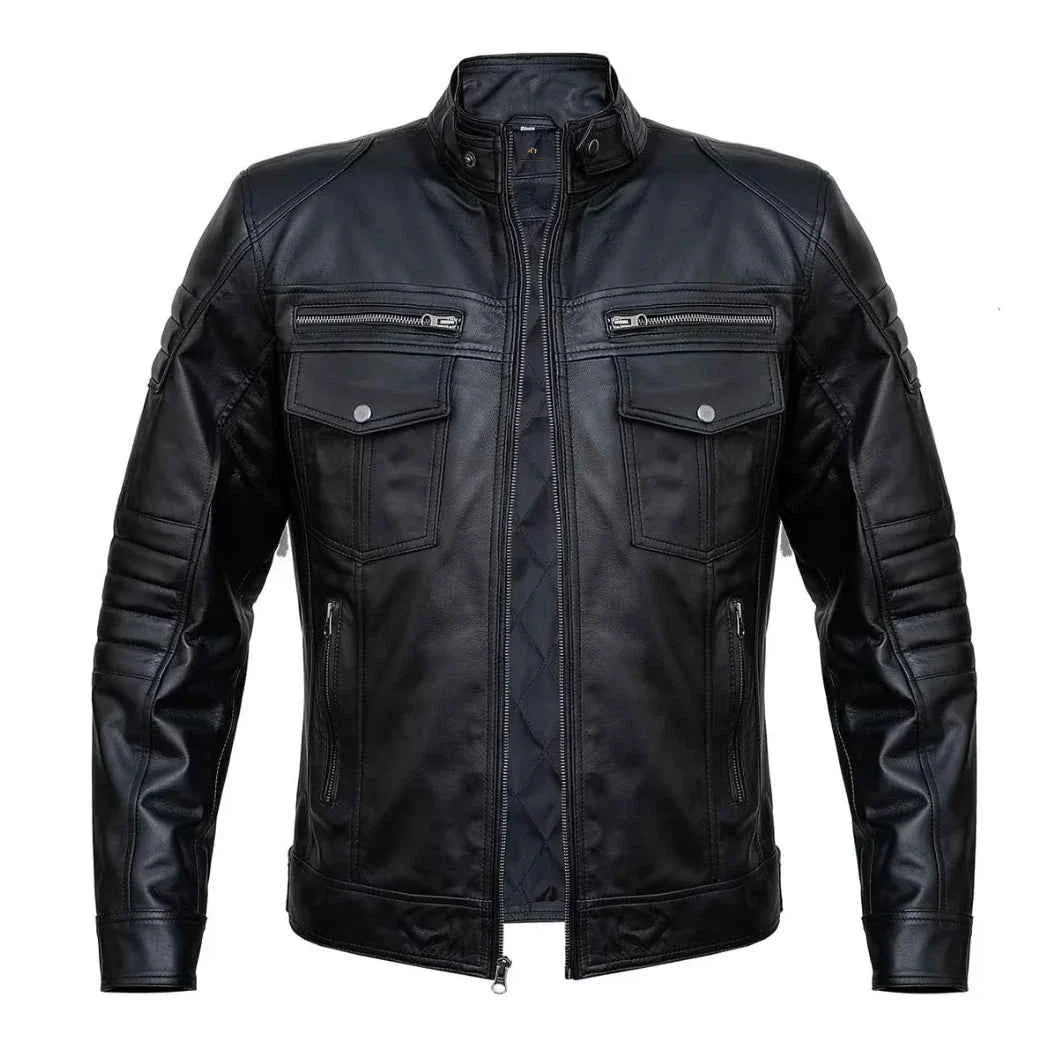 Men American Bomber Premium Leather Jacket