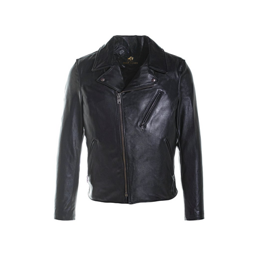 Men’s Light Weight Cowhide Motorcycle Jacket