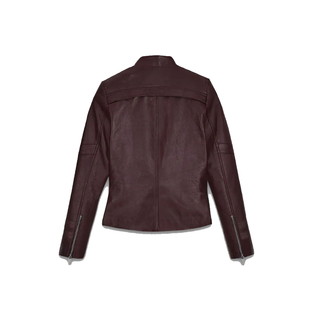 Women Alexandra Daddario San Andreas Leather Jacket