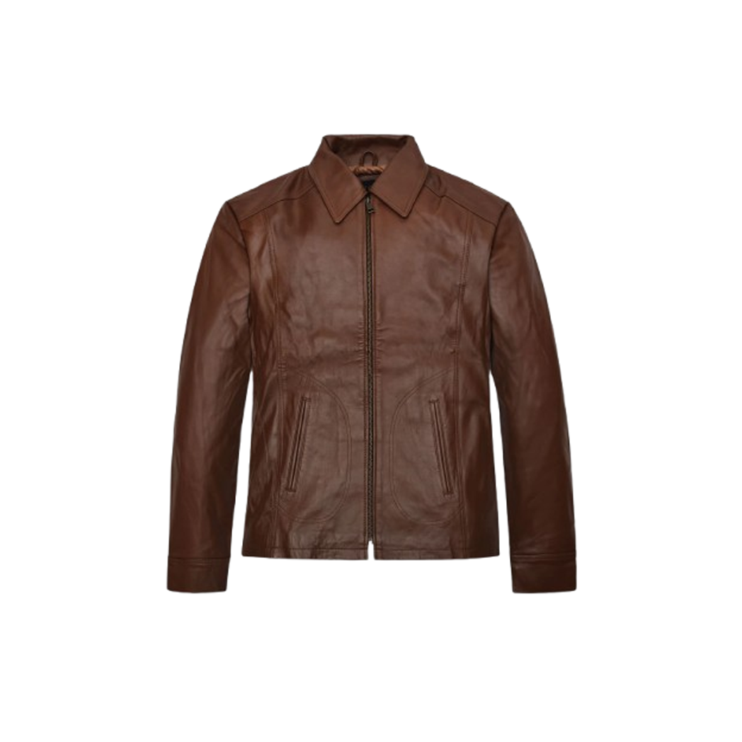 Men’s Joseph Levitt Inception Brown Leather Jacket